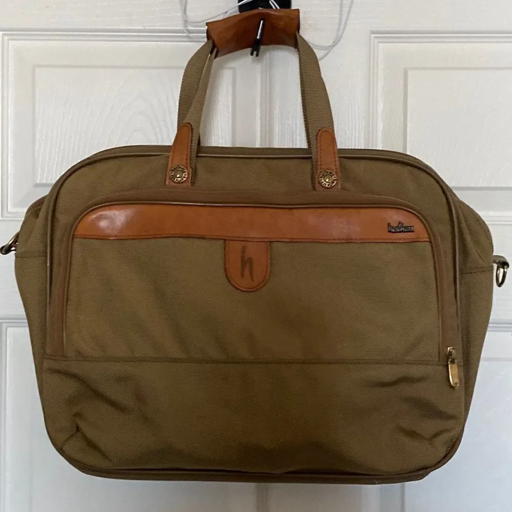 HARTMANN Nylon with Leather Briefcase